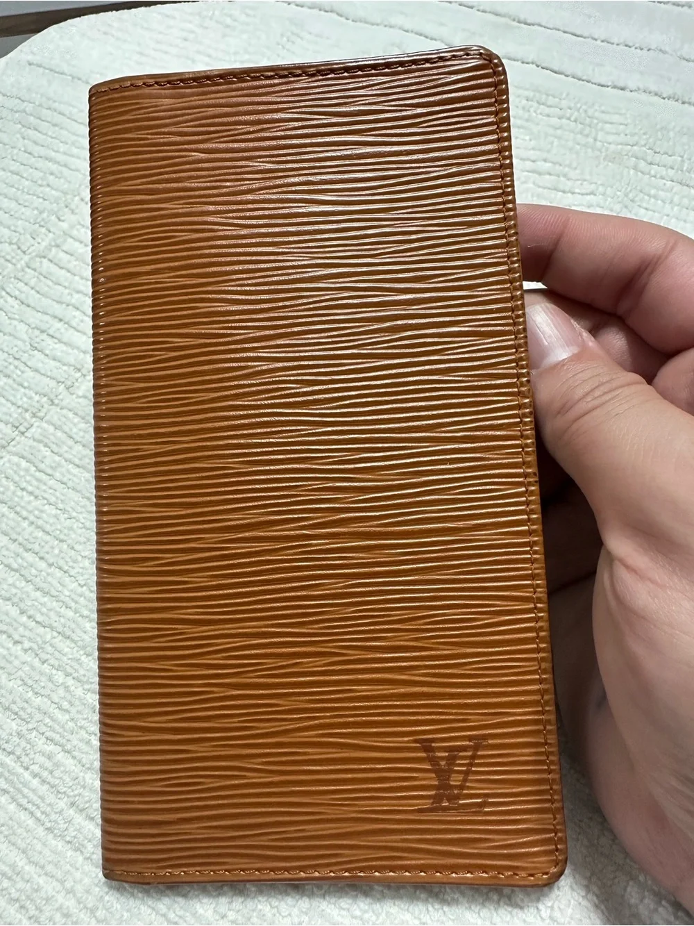 Louis Vuitton Brown Epi Leather Long Card Holder